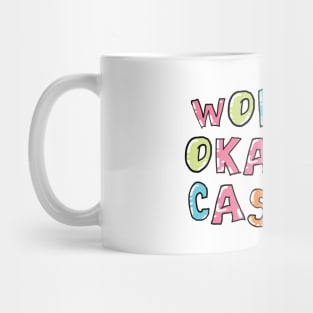 World's Okayest Cashier Gift Idea Mug